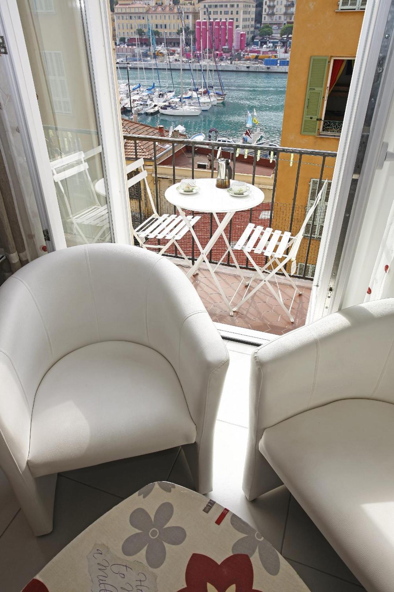 Aigue-Marine - Superbe Appartement Vue Mer 4 Personnes Au Port De Nice Exterior foto