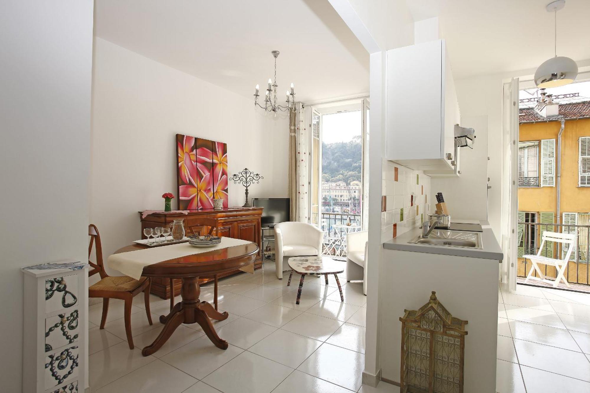 Aigue-Marine - Superbe Appartement Vue Mer 4 Personnes Au Port De Nice Exterior foto